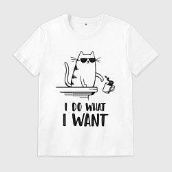 Мужская футболка I do what i want