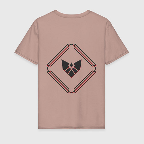 Мужская футболка Rogue Company / Пыльно-розовый – фото 2