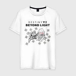 Футболка хлопковая мужская Destiny 2: Beyond Light, цвет: белый