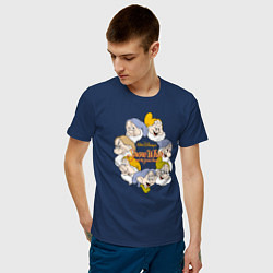 Футболка хлопковая мужская Семь гномов, цвет: тёмно-синий — фото 2