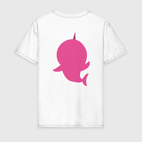 Мужская футболка Baby Shark Mommy / Белый – фото 2