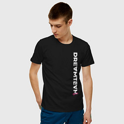 Футболка хлопковая мужская DreamTeam, цвет: черный — фото 2