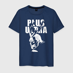 Футболка хлопковая мужская PLUS ULTRA, цвет: тёмно-синий