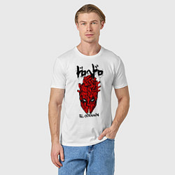 Футболка хлопковая мужская DOROHEDORO, цвет: белый — фото 2