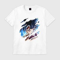 Футболка хлопковая мужская Dragon Ball, цвет: белый