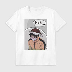 Футболка хлопковая мужская Haikyuu!! Sakusa Kiyoomi, цвет: белый