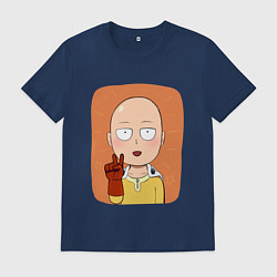 Мужская футболка Сайтама One Punch Man