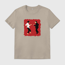 Футболка хлопковая мужская Dance mia vega, цвет: миндальный