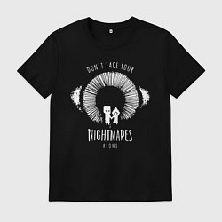 Футболка хлопковая мужская LITTLE NIGHTMARES 2, цвет: черный