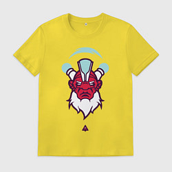 Футболка хлопковая мужская Дизраптор Dota 2, цвет: желтый