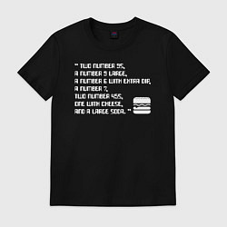 Футболка хлопковая мужская Grand Theft Auto FAST FOOD - Big Smoke meme, цвет: черный