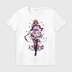 Футболка хлопковая мужская НЕБЕСНОЕ ВТОРЖЕНИЕ, цвет: белый