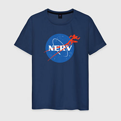 Футболка хлопковая мужская Nerv, цвет: тёмно-синий