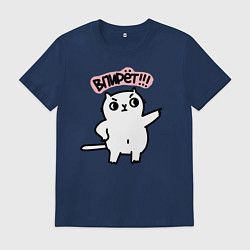 Мужская футболка Кот впирёт