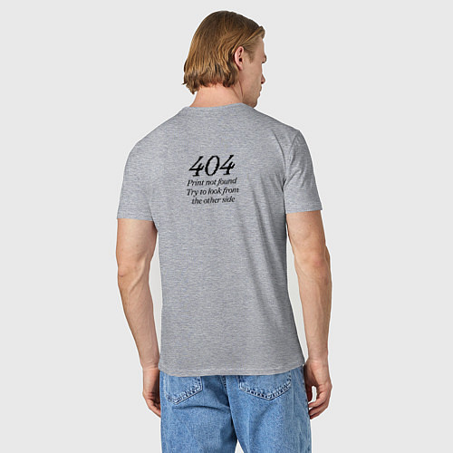 Мужская футболка Я дизайнер, я так вижу / Меланж – фото 4