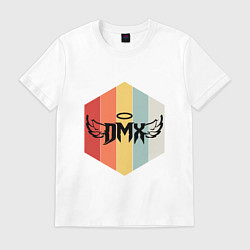 Футболка хлопковая мужская DMX Wings, цвет: белый