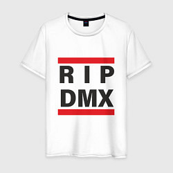 Футболка хлопковая мужская RIP DMX, цвет: белый