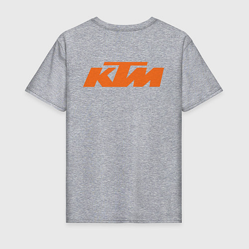 Мужская футболка KTM READY TO RACE спина Z / Меланж – фото 2