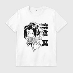 Футболка хлопковая мужская Asakura Shaman, цвет: белый