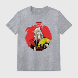 Футболка хлопковая мужская Red Tomoe, цвет: меланж