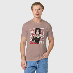 Футболка хлопковая мужская Love War, цвет: пыльно-розовый — фото 2