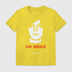 Футболка хлопковая мужская OG BUDA, цвет: желтый