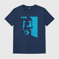 Футболка хлопковая мужская Love Death And Robots Zima Blue, цвет: тёмно-синий