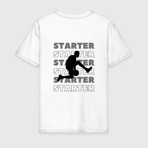 Мужская футболка STARTER / Белый – фото 2