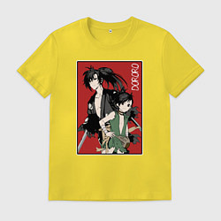 Футболка хлопковая мужская Дороро Dororo, цвет: желтый