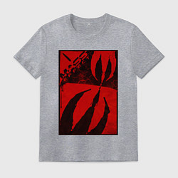 Футболка хлопковая мужская Жнецы, цвет: меланж