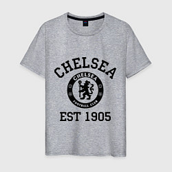 Футболка хлопковая мужская Chelsea 1905, цвет: меланж