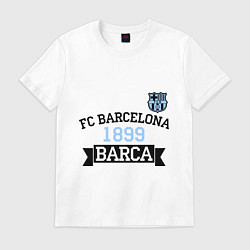Футболка хлопковая мужская Barca 1899, цвет: белый