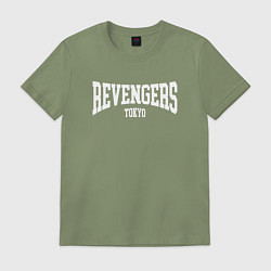 Футболка хлопковая мужская ВАЛЬХАЛЛА TOKYO REVENGERS, цвет: авокадо
