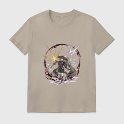 Мужская футболка Скарамучча в деле