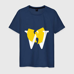 Футболка хлопковая мужская W - Wu-Tang Clan, цвет: тёмно-синий