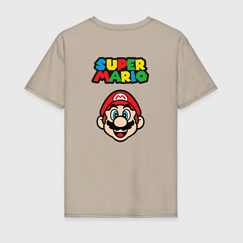 Мужская футболка Mario Yoshi / Миндальный – фото 2