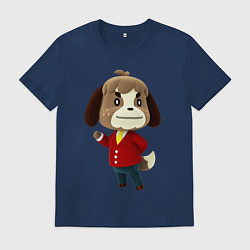 Футболка хлопковая мужская Animal Digby, цвет: тёмно-синий