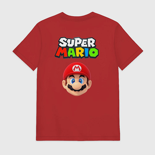 Мужская футболка Mario&Yoshi / Красный – фото 2