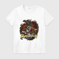 Мужская футболка TES SKYRIM DOVAHKIN FUS RO DAH