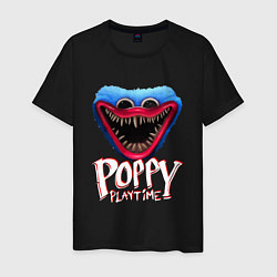 Футболка хлопковая мужская Poppy Playtime: Monster, цвет: черный