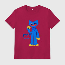 Футболка хлопковая мужская Monster Huggy WuggyХагги Вагии, цвет: маджента