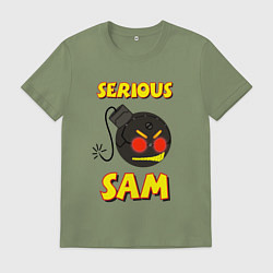 Мужская футболка Serious Sam Bomb Logo