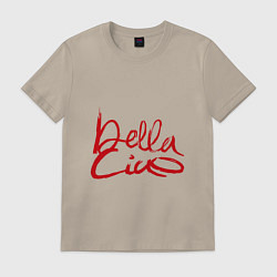 Футболка хлопковая мужская Bella - Ciao, цвет: миндальный