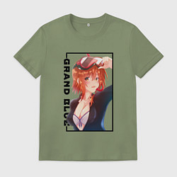 Футболка хлопковая мужская Чиса Котегава Необъятный океан, цвет: авокадо