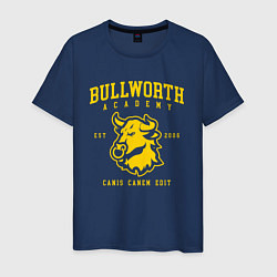 Футболка хлопковая мужская Bully Bullworth Academy, цвет: тёмно-синий