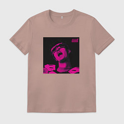 Футболка хлопковая мужская GONE Fludd DIGITAL FANTAZY, цвет: пыльно-розовый