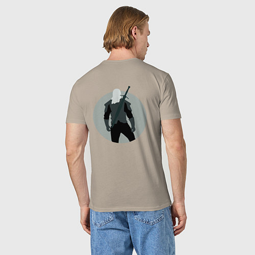 Мужская футболка Ведьмак новый сезон / Миндальный – фото 4