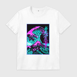 Мужская футболка НЕОНОВАЯ ВОЛНА, ЯПОНИЯ, ФУДЗИЯМА JAPAN NEON