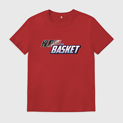 Футболка хлопковая мужская KUROKO BASKETBALL LOGO, КУРОКО, цвет: красный
