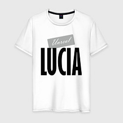 Футболка хлопковая мужская Unreal Lucia, цвет: белый
